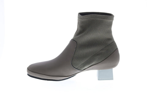 Camper Tws K400511-002 Womens Green Leather Slip On Casual Dress Boots