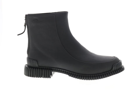 Camper Pix K400524-001 Womens Black Leather Zipper Casual Dress Boots