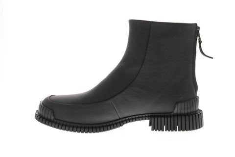 Camper Pix K400524-001 Womens Black Leather Zipper Casual Dress Boots
