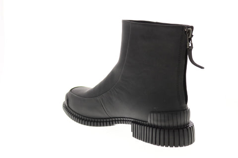 Camper Pix K400524-001 Womens Black Leather Zipper Casual Dress Boots