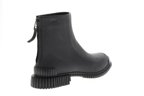 Camper Pix K400524-001 Womens Black Leather Zipper Casual Dress Boots