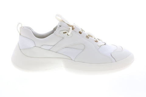 Camper Abs K200913-011 Womens Beige Leather Lace Up Euro Sneakers Shoes