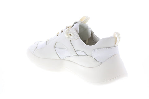 Camper Abs K200913-011 Womens Beige Leather Lace Up Euro Sneakers Shoes