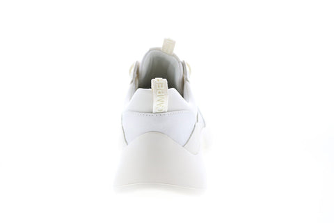 Camper Abs K200913-011 Womens Beige Leather Lace Up Euro Sneakers Shoes