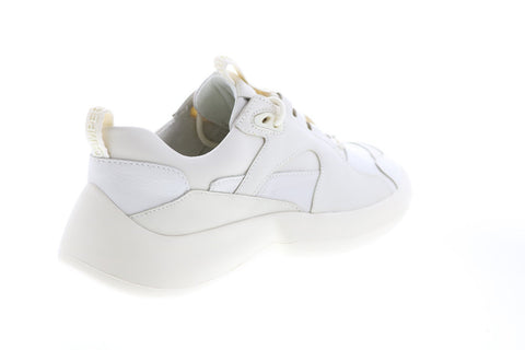 Camper Abs K200913-011 Womens Beige Leather Lace Up Euro Sneakers Shoes