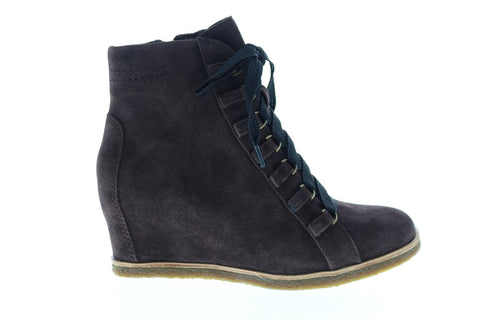 Earth Inc. Kalmar Womens Brown Suede Zipper Casual Dress Boots