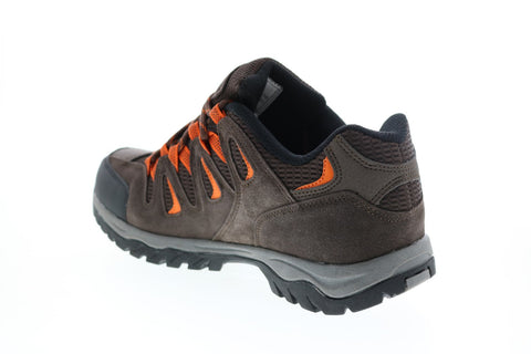 Khombu Karl KARL Mens Brown Suede Lace Up Hiking Boots