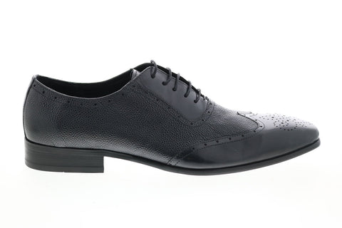 Carrucci KS524-14 Mens Gray  Wingtip & Brogue Oxfords & Lace Ups Shoes