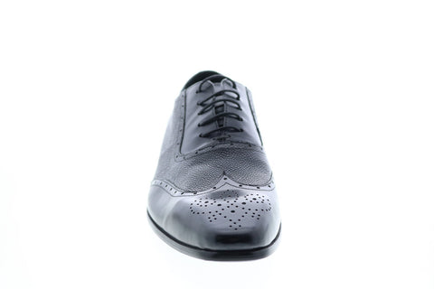Carrucci KS524-14 Mens Gray  Wingtip & Brogue Oxfords & Lace Ups Shoes