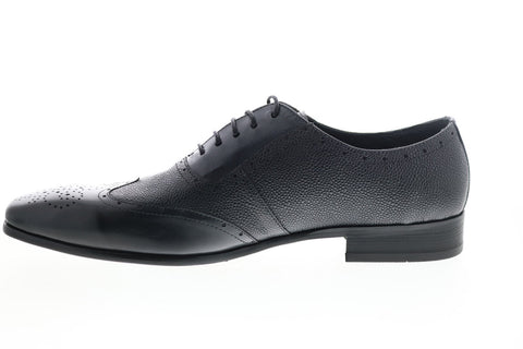 Carrucci KS524-14 Mens Gray  Wingtip & Brogue Oxfords & Lace Ups Shoes