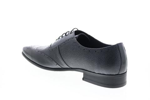 Carrucci KS524-14 Mens Gray  Wingtip & Brogue Oxfords & Lace Ups Shoes