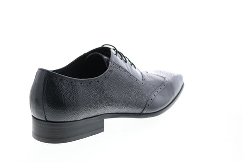 Carrucci KS524-14 Mens Gray  Wingtip & Brogue Oxfords & Lace Ups Shoes