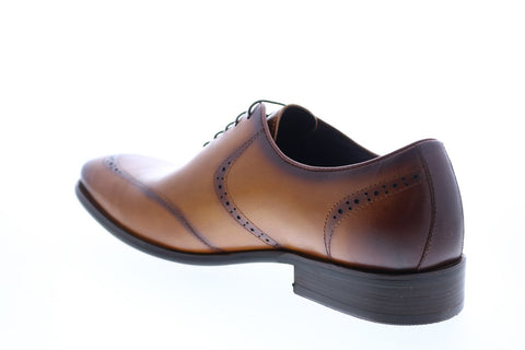 Carrucci KS886-15 Mens Brown Wingtip & Brogue Oxfords & Lace Ups Shoes