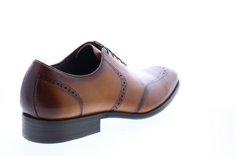Carrucci KS886-15 Mens Brown Wingtip & Brogue Oxfords & Lace Ups Shoes