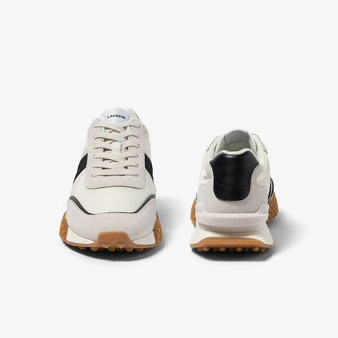 Lacoste L-Spin Deluxe 123 1 SMA Mens White Leather Lifestyle Sneakers Shoes
