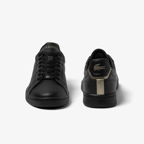 Lacoste Carnaby Pro 123 3 SMA Mens Black Leather Lifestyle Sneakers Shoes