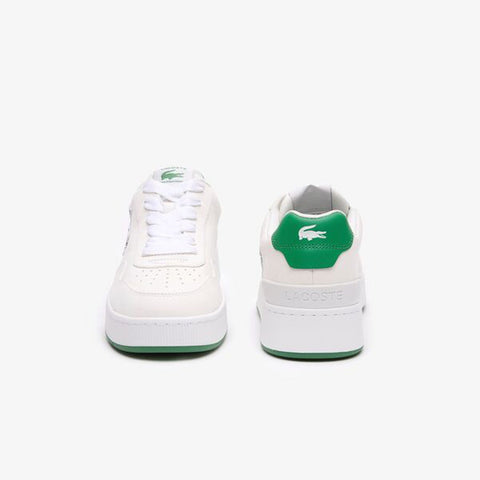 Lacoste Ace Clip 123 3 SMA Mens White Leather Lifestyle Sneakers Shoes