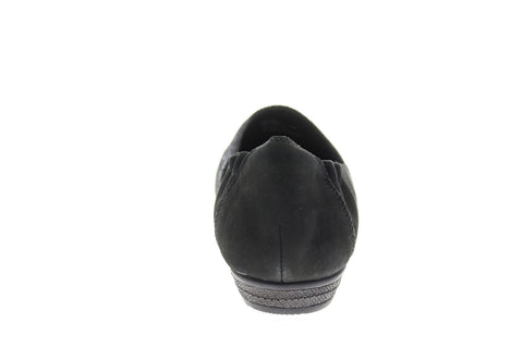 Earth Inc. Marsala Womens Gray Leather Slip On Loafer Flats Shoes