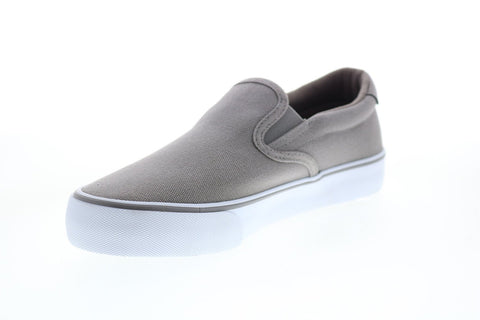 Lugz Bandit MBANDIC-0318 Mens Gray Canvas Slip On Lifestyle Sneakers Shoes