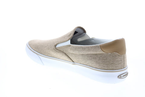 Lugz Bandit MBANDIC-2831 Mens Beige Canvas Slip On Lifestyle Sneakers Shoes