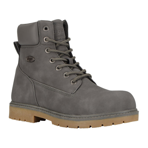 Lugz Brace HI MBRACHV-0823 Mens Gray Nubuck Lace Up Casual Dress Boots