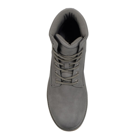 Lugz Brace HI MBRACHV-0823 Mens Gray Nubuck Lace Up Casual Dress Boots