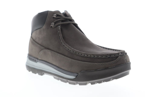 Lugz Breech MBREECK-0560 Mens Gray Nubuck Lace Up Casual Dress Boots Shoes