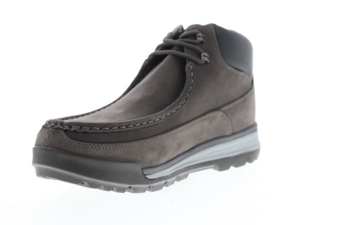 Lugz Breech MBREECK-0560 Mens Gray Nubuck Lace Up Casual Dress Boots Shoes