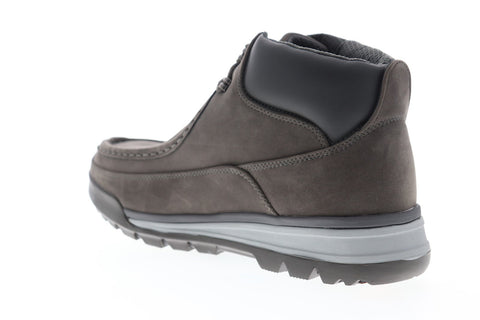 Lugz Breech MBREECK-0560 Mens Gray Nubuck Lace Up Casual Dress Boots Shoes