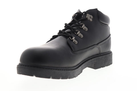 Lugz Cargo MCARGV-001 Mens Black Leather Lace Up Casual Dress Boots Shoes