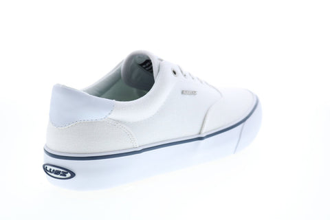 Lugz Flip MFLIPC-140 Mens White Canvas Lifestyle Sneakers Shoes