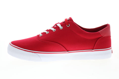 Lugz Flip MFLIPC-6330 Mens Red Canvas Lace Up Lifestyle Sneakers Shoes
