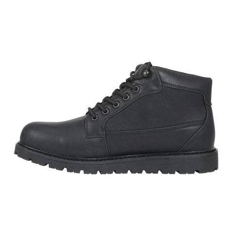 Lugz Gravel MGRAVMV-001 Mens Black Leather Lace Up Casual Dress Boots