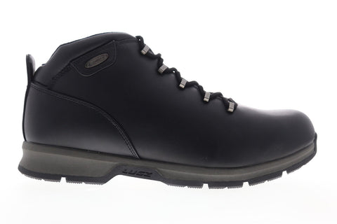 Lugz Jam X MJXV-069 Mens Black Leather Lace Up Casual Dress Boots Shoes