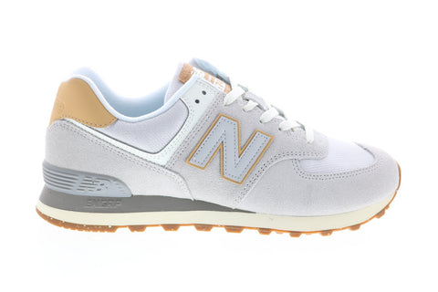 New Balance 574 ML574AC2 Mens Gray Suede Lifestyle Sneakers Shoes