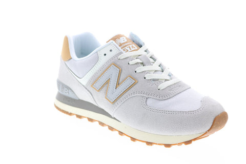 New Balance 574 ML574AC2 Mens Gray Suede Lifestyle Sneakers Shoes