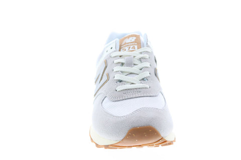 New Balance 574 ML574AC2 Mens Gray Suede Lifestyle Sneakers Shoes