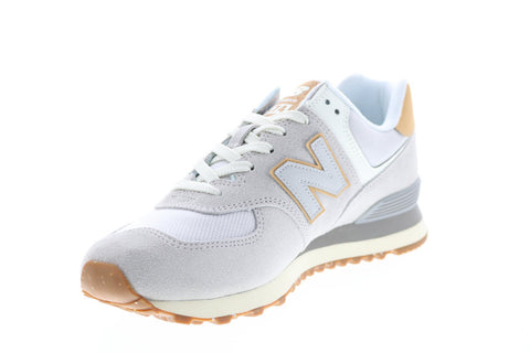 New Balance 574 ML574AC2 Mens Gray Suede Lifestyle Sneakers Shoes