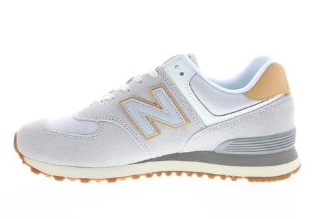 New Balance 574 ML574AC2 Mens Gray Suede Lifestyle Sneakers Shoes