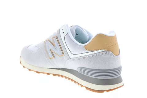 New Balance 574 ML574AC2 Mens Gray Suede Lifestyle Sneakers Shoes
