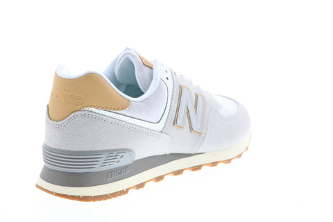 New Balance 574 ML574AC2 Mens Gray Suede Lifestyle Sneakers Shoes