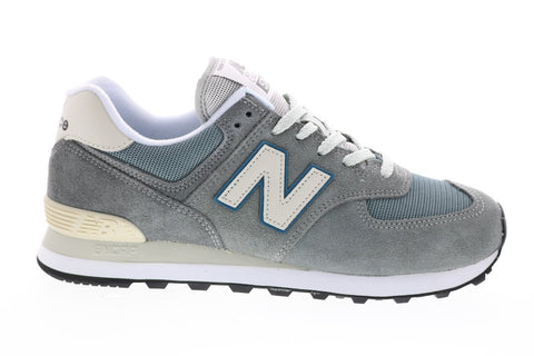 New Balance 574 ML574BA2 Mens Gray Suede Lifestyle Sneakers Shoes