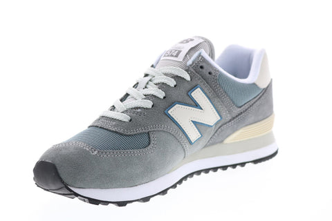 New Balance 574 ML574BA2 Mens Gray Suede Lifestyle Sneakers Shoes