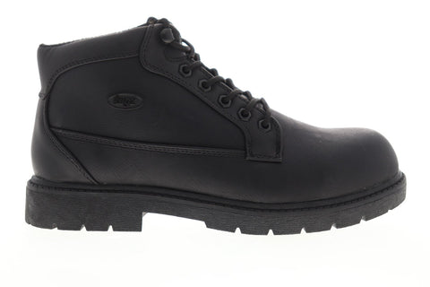 Lugz Mantle Mid MMANTMV-001 Mens Black Leather Lace Up Casual Dress Boots Shoes