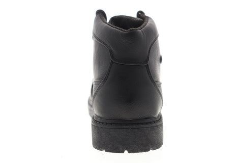 Lugz Mantle Mid MMANTMV-001 Mens Black Leather Lace Up Casual Dress Boots Shoes