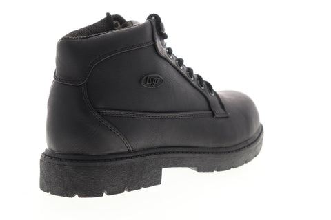 Lugz Mantle Mid MMANTMV-001 Mens Black Leather Lace Up Casual Dress Boots Shoes