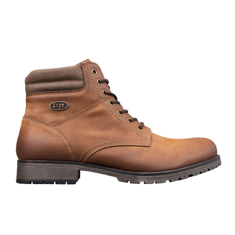 Lugz Monroe MMONROD-2400 Mens Brown Synthetic Lace Up Casual Dress Boots