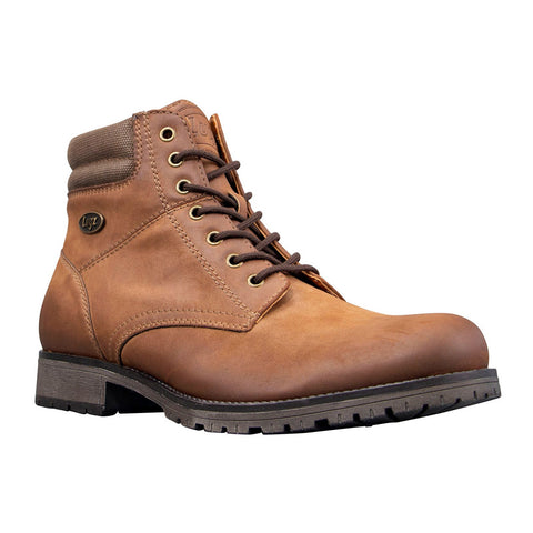 Lugz Monroe MMONROD-2400 Mens Brown Synthetic Lace Up Casual Dress Boots