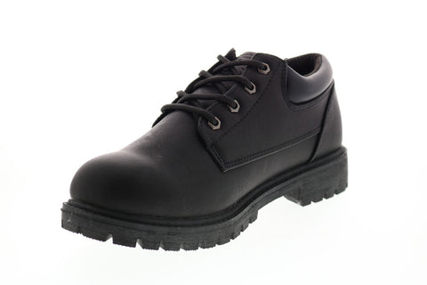 Lugz Nile Lo MNILELV-001 Mens Black Synthetic Lace Up Ankle Boots