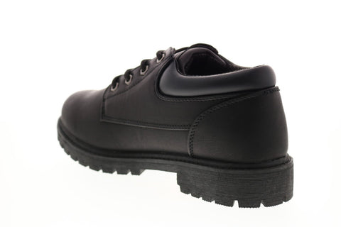 Lugz Nile Lo MNILELV-001 Mens Black Synthetic Lace Up Ankle Boots